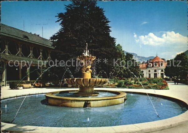 Bad Reichenhall Kurpark Brunnen