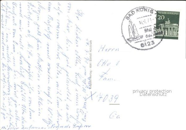 Bad Koenig Odenwald Pension Keller Brunnen Haus Eisele Pens – Bild 2