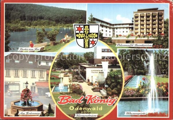 Bad Koenig Odenwald Seepartie Odenwald Sanatorium Brunnen K