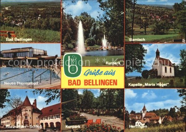 Bad Bellingen Neues Thermalbad Kurpark Bamlach Kapell