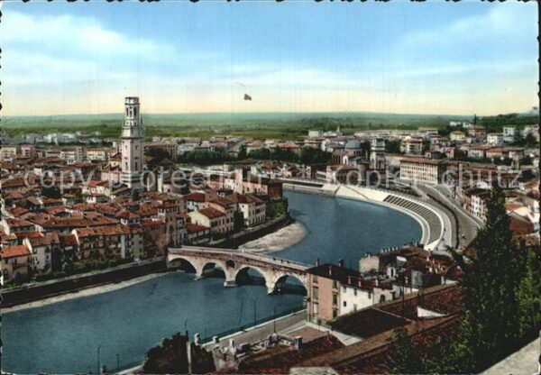 Verona Veneto Panorama Ponte Romano