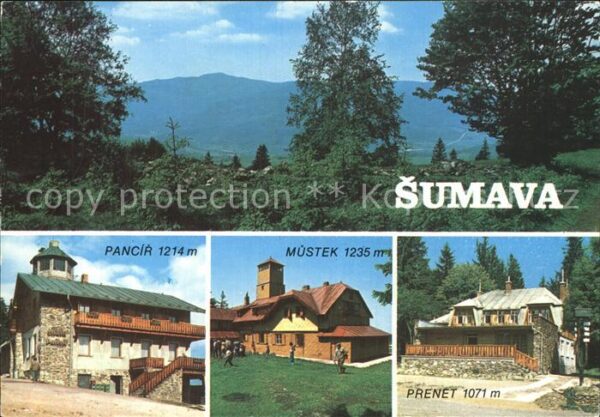 Sumava Czechia Pancir Müstek Prenet