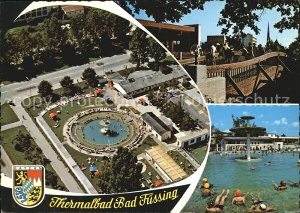Bad Fuessing Fliegeraufnahme Schwefeltherme Brücke S