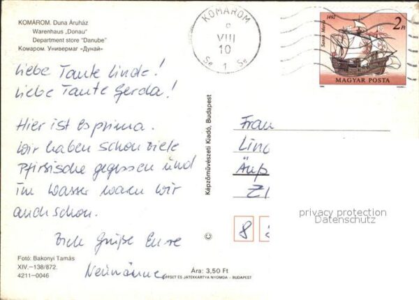 Komarom Komarno Slovakia Warenhaus Donau – Bild 2