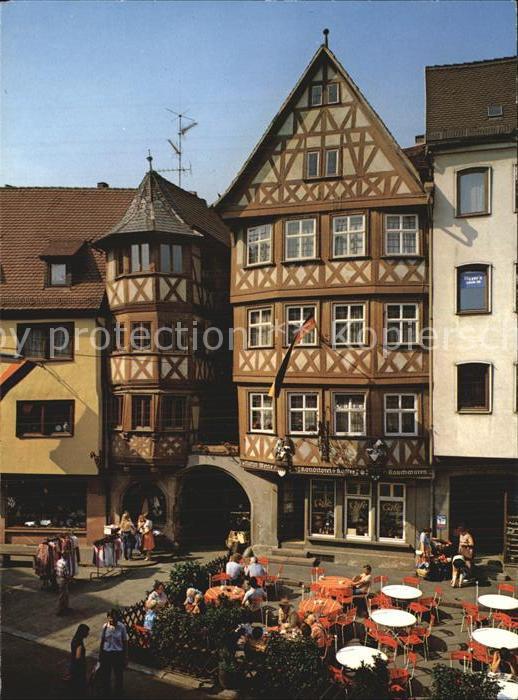Wertheim Main Marktplatz Strassencafe
