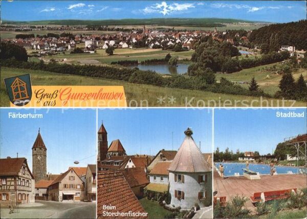 Gunzenhausen Altmuehlsee Panorama Färberturm Beim Storchenfische