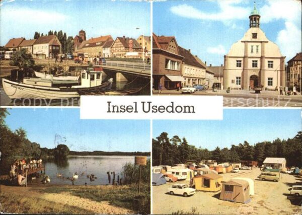 Usedom Wolgast Hafen Rathaus Kölpinsee Zempin