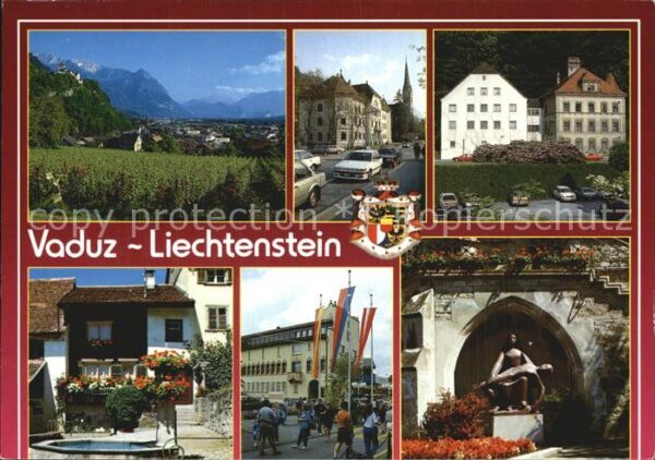 Vaduz Schloss Regierungsgebäude Landesmuseum