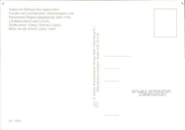 Vaduz Schloss Regierungsgebäude Landesmuseum – Bild 2