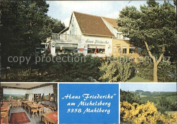 Mahlberg Bad Muenstereifel Haus Friederike Cafe Restaurant Gaststu