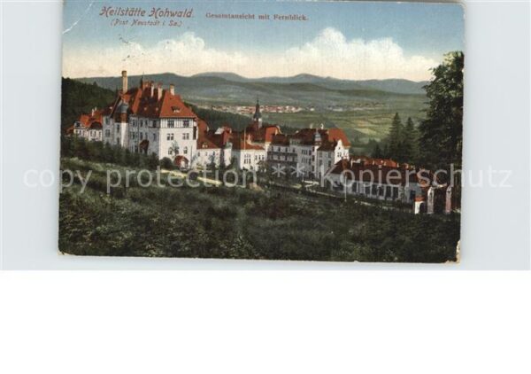 Hohwald Sachsen Heilstätte Hohwald Panorama