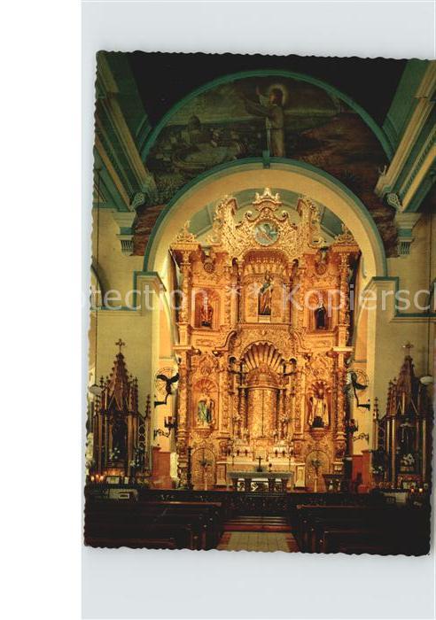 Panama City Panama Altar de Oro en la Iglesia de San Jose