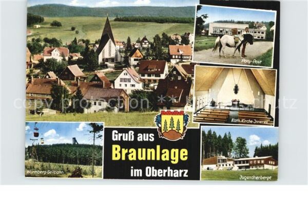 Braunlage Teilansicht Pono Post Wurmberg Seilbahn