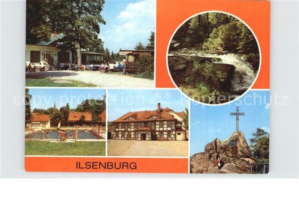 Ilsenburg Harz Gaststätte Plessenburg Ilsefälle Bad FD