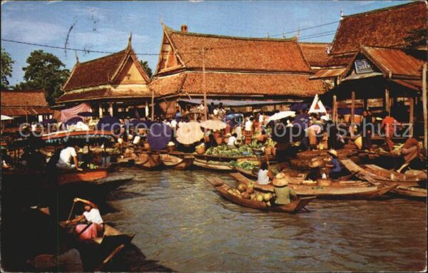 Thailand Floating market
