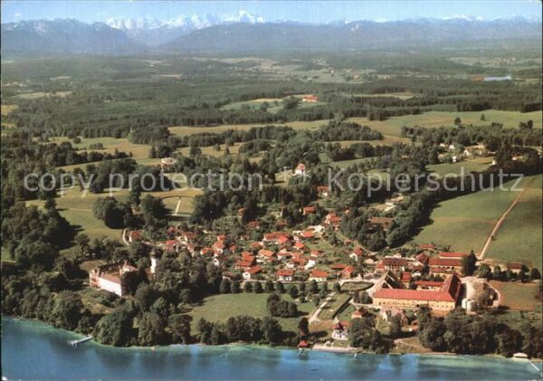 Bernried Starnberger See Fliegeraufnahme