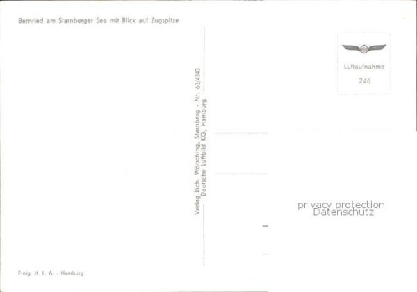 Bernried Starnberger See Fliegeraufnahme – Bild 2