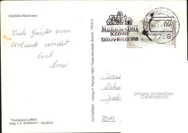 Hagnau Bodensee Fliegeraufnahme – Bild 2