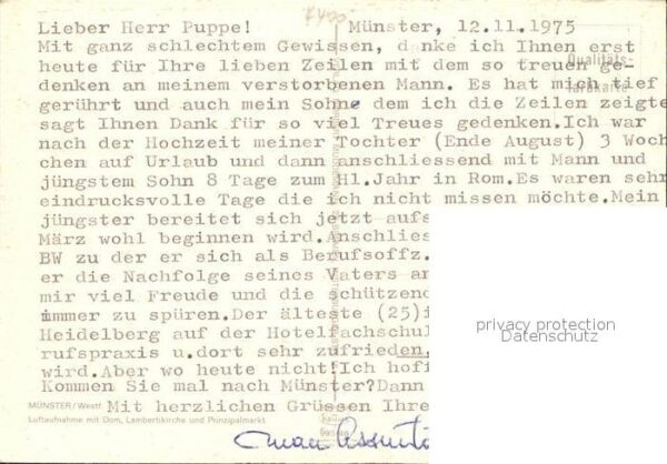 Muenster Westfalen Fliegeraufnahme mit Dom Lambertikirche – Bild 2