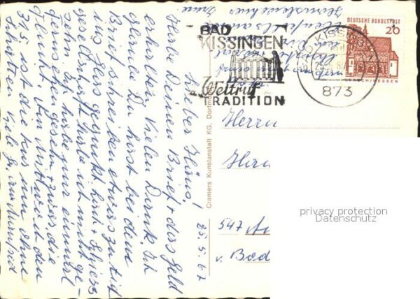 Bad Kissingen Kurgarten Rosengarten Fontäne Trink und – Bild 2
