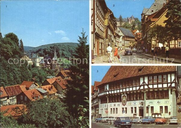 Stolberg Harz Teilansicht FDGB Erholungsheim Comenius
