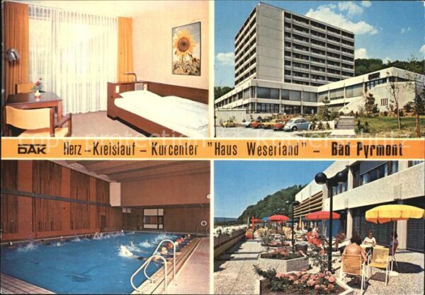 Bad Pyrmont Kurcenter Haus Weserland Hallenbad Terr