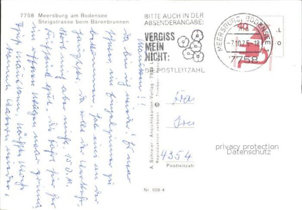 Meersburg Bodensee Steigstrasse beim Bärenbrunnen – Bild 2