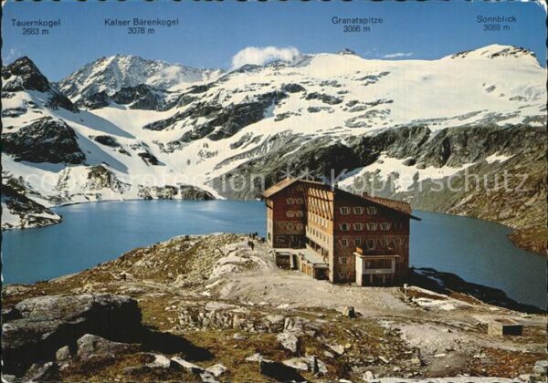 Rudolfshuette Weisssee am Weissensee mit Tauernkogel Bärenkoge