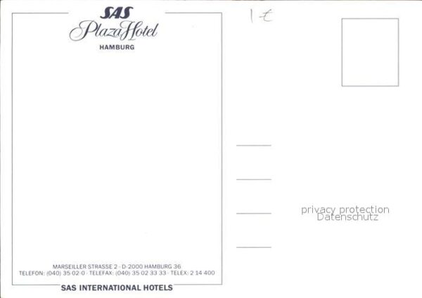 Hamburg SAS Plaza Hotel – Bild 2