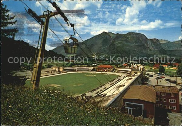 Garmisch-Partenkirchen Eckbauerbahn mit Olympia Skistadion