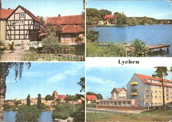 Lychen Malerwinkel Oberpfuhlsee Stadtsee FDGB
