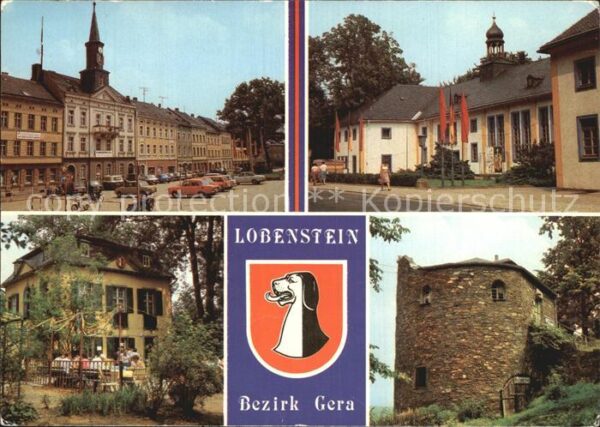 Bad Lobenstein Thueringen Markt Kreiskulturhaus Parkpavillon Alte
