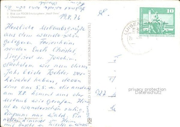 Luisenthal Teilansicht FDGB Erholungsheim Adolf De – Bild 2