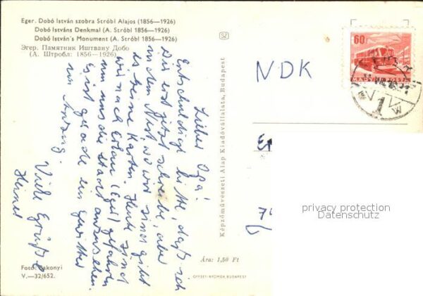 Eger Cheb Tschechien Dobo Istvans Denkmal – Bild 2
