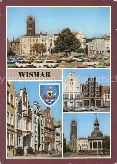 Wismar Mecklenburg Markt Alter Schwede Bohrstrasse Wasserk