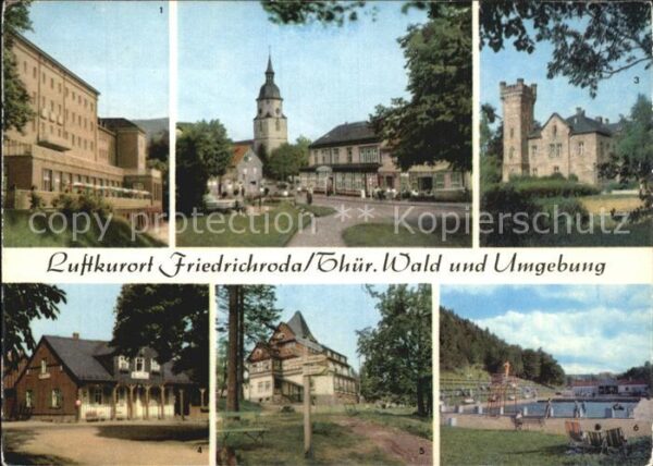 Friedrichroda FDGB Heim Walter Ulbricht Kurpark Schlo