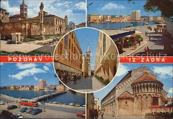 Zadar Zadra Zara Teilansichten