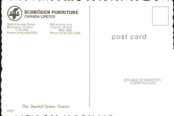 Burlington Ontario Schröder Furniture Canada Limited – Bild 2