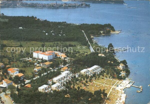 Porec Hotel Luna Fliegeraufnahme