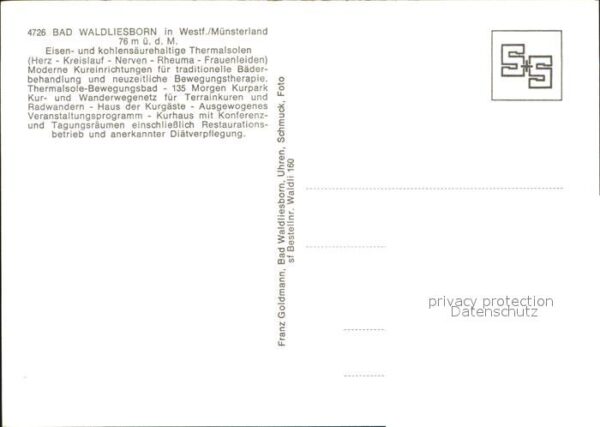 Bad Waldliesborn Kurhaus Kurpark – Bild 2