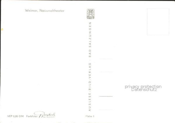 Weimar Thueringen Nationaltheater – Bild 2