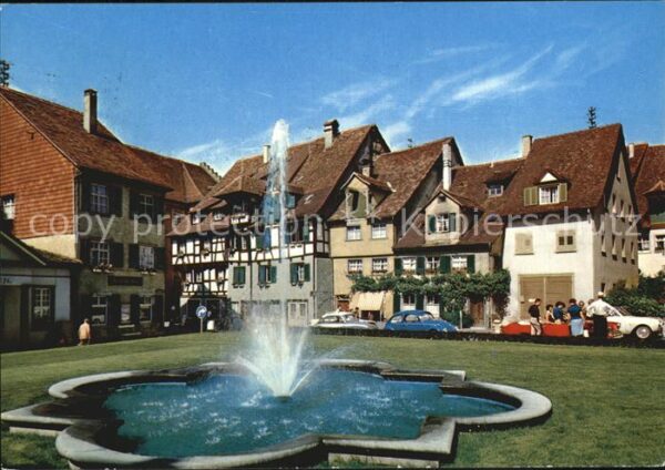 Meersburg Bodensee Oberstadt Fontäne