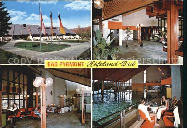 Bad Pyrmont Hufeland Bad Foyer Bar Hallenbad