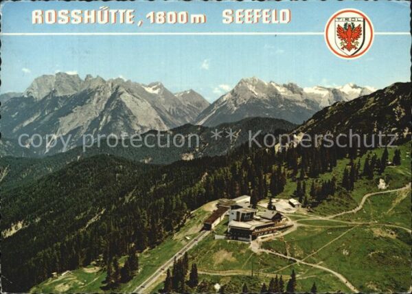 Seefeld Tirol Rosshütte Standseilbahn Fliegeraufnahme
