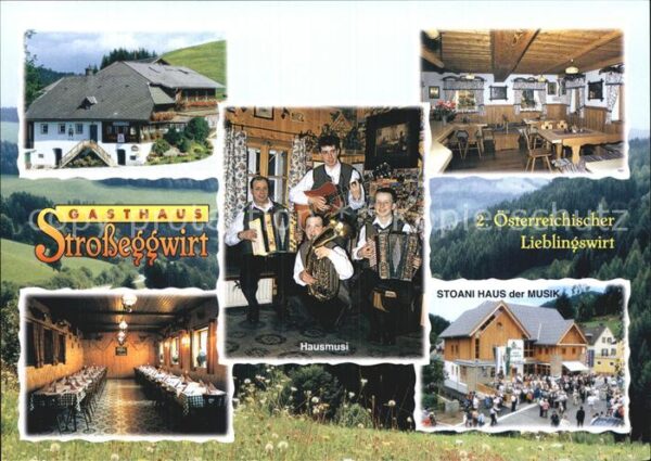 Breitenau Niederoesterreich Gasthaus Strosseggwirt Speisesaal Hausm