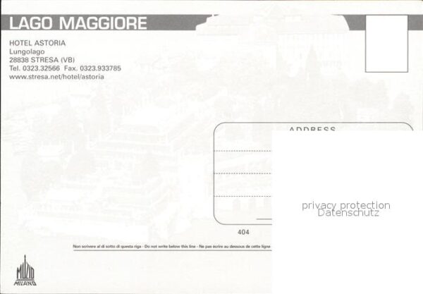 Stresa Lago Maggiore Hotel Astoria – Bild 2