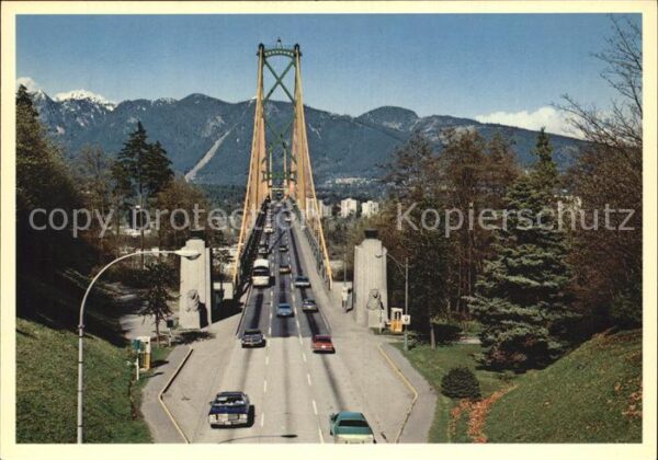 Vancouver British Columbia Lions Gate Bridge
