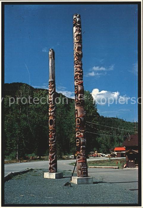 Terrace Kitsumkalum Indian Band Two Poles