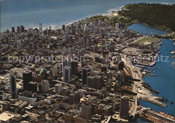 Vancouver British Columbia Fliegeraufnahme