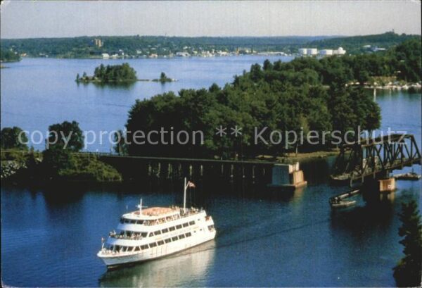 Ontario Canada Parry Sound The Island Queen cruises by